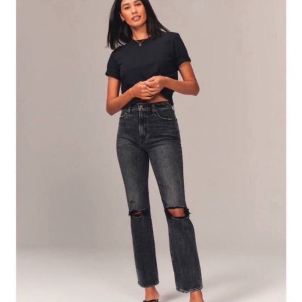 ABERCROMBIE | The Ankle Straight Ultra High Rise | 4s‎